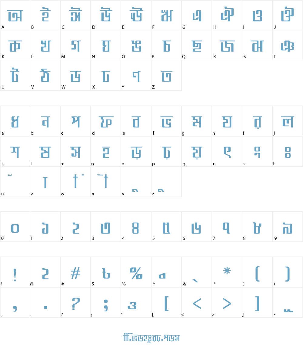 Somoyer Srot Font Character